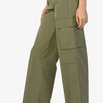 Kut From The Kloth  Charlotte Wide Leg Cargo Pants | Olive Green | 4 Photo 0