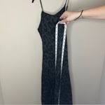 Chalmers green black animal print nightgown midi cotton women’s large/12 pajamas Photo 2