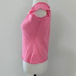 Hot Tempered Y2K Pink Striped Cap Sleeve Top Size Medium Photo 2