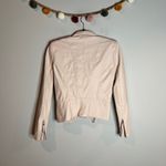 BLANK NYC  blush pink faux leather moto jacket Photo 5