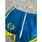 Nike  Women's M 3" Dri-FIT Icon Tempo Lined Running Shorts Blue/Yellow Athletic Photo 3