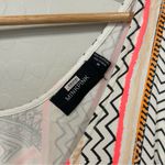 MINKPINK  Boho Geometric Print Romper Size M Elastic Waist Pockets Aztec medium Photo 3