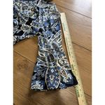 Izuria Woman Dress Sz XL‎ Long Sleeve Bell Sleeves Stretch Paisley Floral Hippie Photo 5