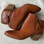 Frye Tan Leather Ankle Boots Photo 0