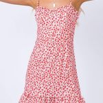 Princess Polly Pink & Red Deniz Floral Mini Dress Photo 2