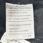 Kancan 1/24 High Rise Ankle Skinny Paperbag Black Jean Waist Tie Belt Gray Photo 11