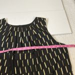 Worthington Black and Gold Metallic Sleeveless Dressy Top Size Large Photo 5
