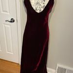Ellen Tracy NWT Vintage y2k Linda Allard VELVET Gown beads spaghetti straps A-line Rave bright Photo 0