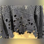 Anthropologie Navy Crochet Eyelet Sweater - NWT! Photo 5