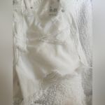 NWT Free People Makai Distressed denim High Rise Shorts color:bright white Sz 25 Photo 11