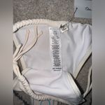 Miss Selfridge tie side bikini bottom in cream Photo 4