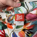 RipSkirt Hawaii Floral Print Wrap Skirt Large Swim Cover White Photo 2