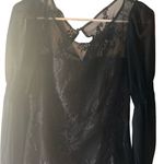 Cupcakes and Cashmere  Black Lace Mini Dress Photo 4