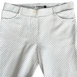 Betabrand NWOT  Pull-On Stretch Pants White Black Dot Women’s Size Large Tall Photo 1