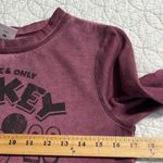 Disney  size large pullover The One and Only Mickey Mouse crop top sweatshirt NWT Photo 3