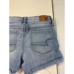 American Eagle American‎ Eagle Outfitters Denim Shorts Womens Size 0 Light Wash Frayed Photo 10