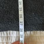 & Other Stories & other stories black wool long oversized side zip polo collared moto jacket S​ Photo 12