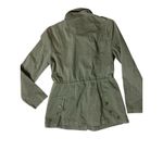 Lucky Brand Jacket Utility Field Military Style Full Zip Pockets Green Women XS Photo 3