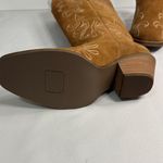 Dingo  Brown Suede Embroidered Heeled Boots Photo 5