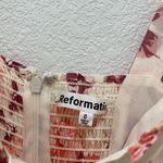 Reformation  Jasen Dress Missy Pink Floral size 0 NWOT Photo 7