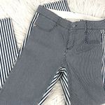 Stella McCartney Blue White Striped Straight Leg Jeans Photo 2