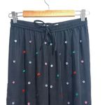 Hill House NEW NWT  Jammie Jewel Pant In Black Multi Photo 3