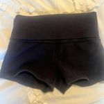 Fold over cotton micro shorts Blue Size XS Photo 0