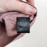 Elie Tahari Silk Cashmere Knit Small Petite Mauve Pink Ruched Blouse Soft Luxury Photo 3