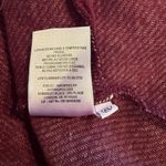 T. La almandine open cardigan burgundy long pockets warm XL Red Photo 8