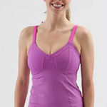Lululemon  Speed Tank Top Women’s 6 Purple Criss Cross Back Built-In Bra Athletic Photo 0