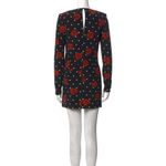 Saint Laurent  Silk Floral Rose Dot Mini Dress Size‎ 42 Photo 3