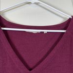 Soft Surroundings  Maroon Long Sleeve Blouse Batwing V-Neck Size XL EUC #5933 Photo 4