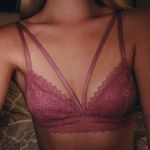 Victoria's Secret Blush Lace Strappy Bralette  Photo 0