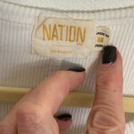 Nation Ltd Nation, Ltd white puff sleeve Top women's size medium Photo 1