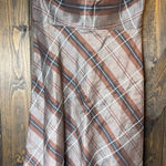 Banana Republic  Plaid Strapless Midi Dress Photo 0