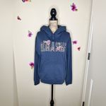 Aeropostale Embroidered Hooded Blue Gray Sweatshirt & Pants Size Large Photo 1