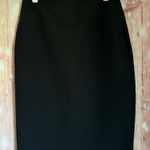 Metaphor  Black Wide Waistband Pencil Skirt Size 4 Photo 0