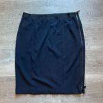 Elie Tahari Pencil Skirt Full Side Zip Closure Elastic Waist Size 8 Photo 0