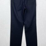St. John  Sport by Marie Gray Straight Leg Black with Gold Dress Pants Size 2x32 Photo 8