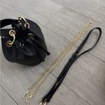 Anna Paola Italian Authentic Leather Bucket Bag Purse Black Photo 6