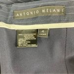Antonio Melani  Navy Blue Pinstripe Women's Pencil Skirt Size 4 Photo 2
