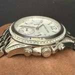 Michael Kors  MK5834 Pressley Chrono Bling Silvertone Stainless Steel 39mm Watch Photo 6