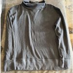 Patagonia Shirt Women M Blue Gray Waffle Thermal Pullover Turtleneck Base Layer Photo 0