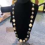 Esmor Vintage Freshwater Pearl Shell Silver Tone Necklace Photo 0