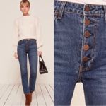 Reformation  | Winona Mid Button Fly in Baltic Wash | 27 Photo 4