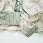 Victoria's Secret  Very Sexy Green Lace Halter Strappy High Neck Bra Photo 5