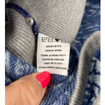 Neon Buddha Hooded Lightweight Gray & Blue Draped Front Cardigan Size Small Photo 10