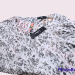 Lulus  small Free Spirits white floral print short sleeve tiered midi dress nwt Photo 2