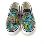 Vans Slip On Limited Edition Skull Spiked Octopus Ocean Coral Sneaker Shoe Photo 2