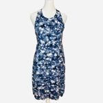 Athleta  Blue Tie Dye Sleeveless High Neck Mini Dress Size S Photo 1